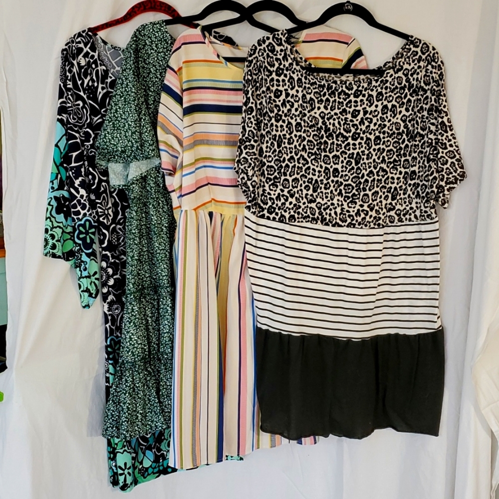 Set of 4 swing dresses All 3XL good condition